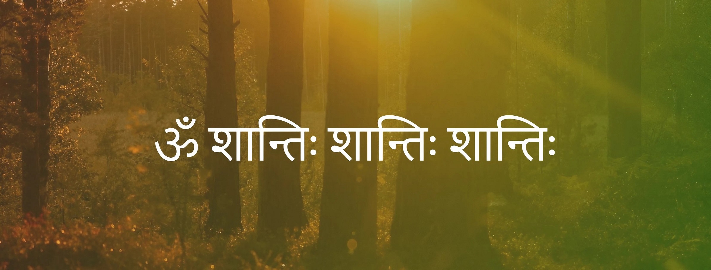 why we chant shanti three times wisdom