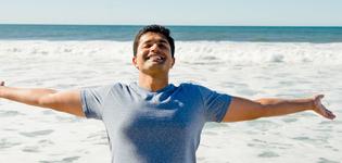 happiness - guy open arms - beach2 copy