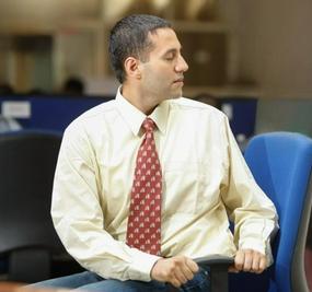 Office Yoga Seated Spinal Twist inline