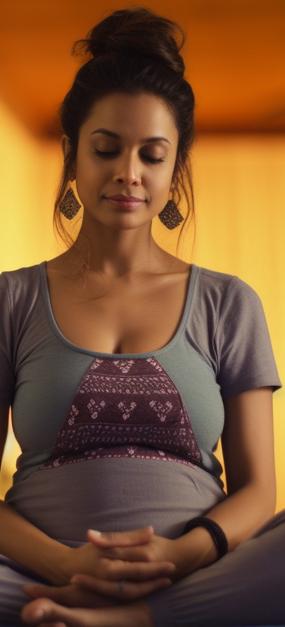 prenatal yoga women